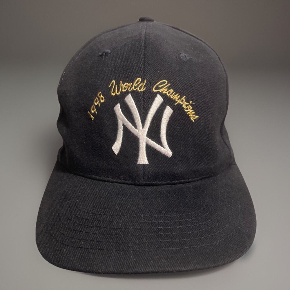 Vintage New York Yankees 1998 World Champions Adidas Hat Cap